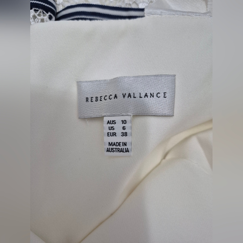Rebecca Vallance x Net-A-Porter Dress, US 6, White Lace - Picture 4 of 10